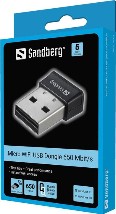 Actual product image Sandberg Micro Wifi Dongle (USB)
