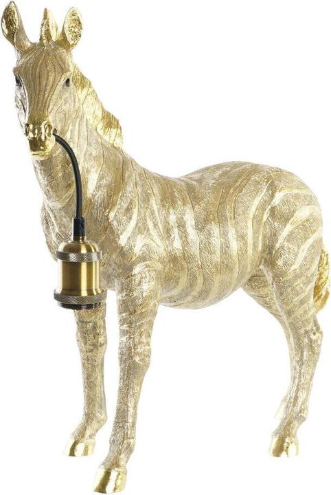 Actual product image DKD Home Decor Desk lamp Zebra Golden 220 V 50 W Modern (55 x 22 x 51 cm)