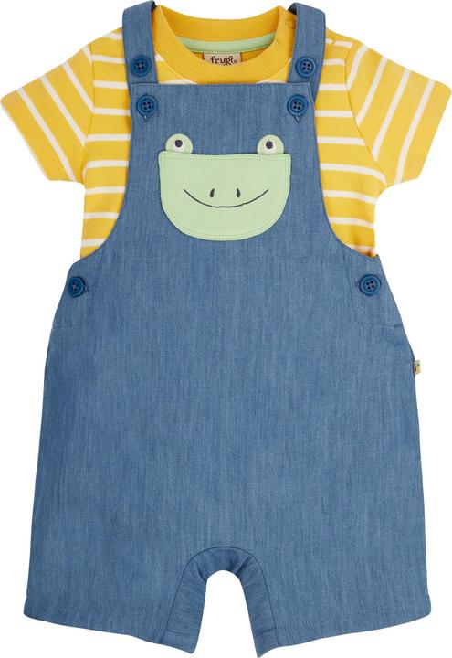 Frugi Kleinkinder Latzhosen-Set Lincoln