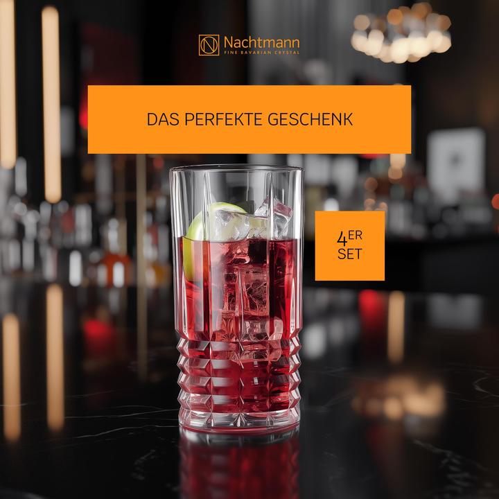 Produktbild Nachtmann Longdrinkbecher Highland (4.45 dl, 4 x, Longdrinkgläser)