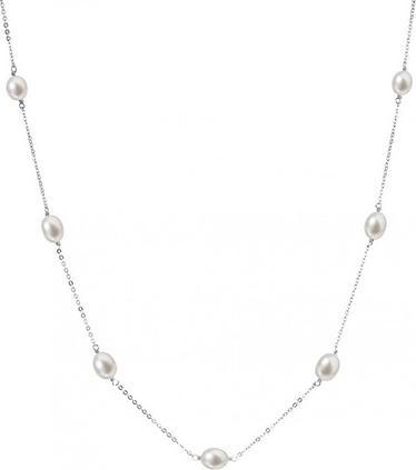 Evolution Group Silver necklace with 7 real pearls Pavona 22016.1 (L)