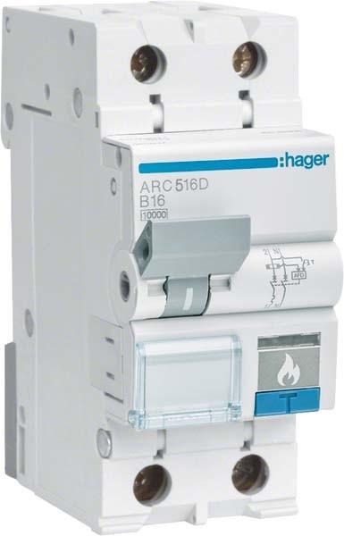 Image du produit Hager Dispositif de protection contre les arcs électriques de défaut AFDD Interrupteur LSS PN 0kA B0A 2M