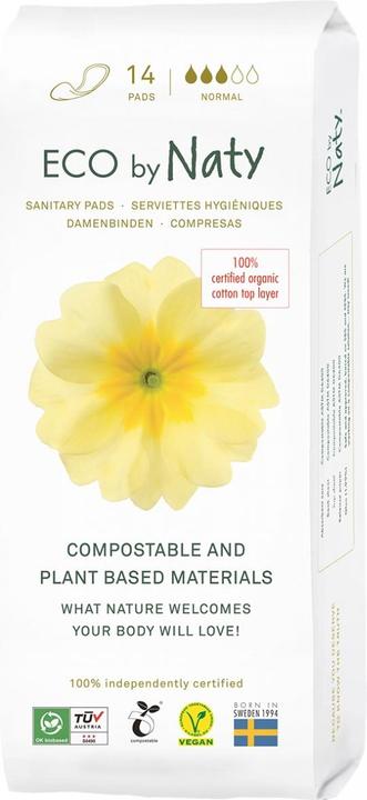 Actual product image Naty Organic sanitary towels (1 x, Sanitary pads)