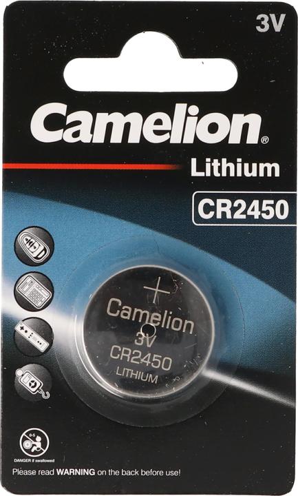 Camelion CR2450-BP1 - Einwegbatterie - CR2450 - Lithium - 3 V - 1 Stück(e) - Knopf/Münze (1 Stk., CR2450, 550 mAh)