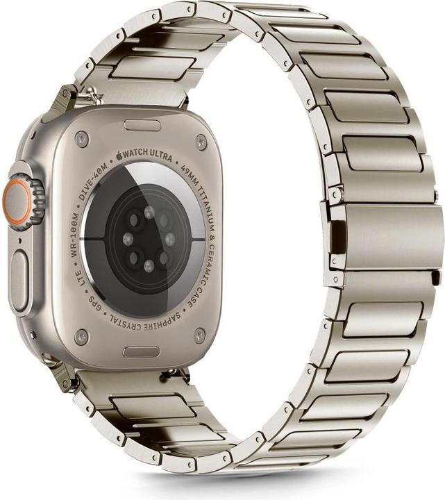 Produktbild Tech-Protect Stainless Bracelet for Apple Watch 44 / 45 / 46 / 49 mm - titanium (Edelstahl)