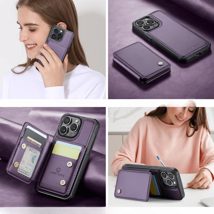 Immagine prodotto Cover-Discount iPhone 16 Pro - Cover posteriore 2-in-1 con supporto per carta di credito (Apple iPhone 16 Pro)