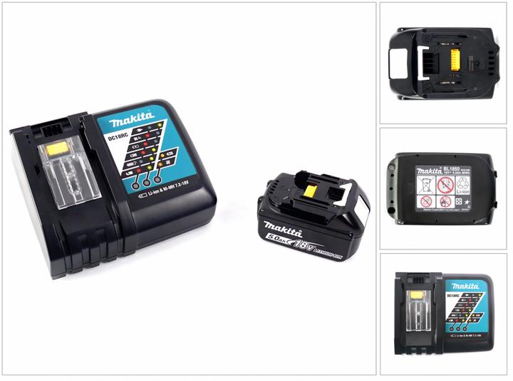 Makita DC 18 RC und BL 1850 B (18 V)