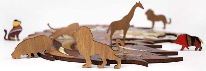 Actual product image Eco Wood Art T-Rex (129 pieces)