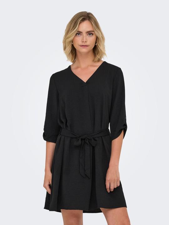 Image du produit JdY Normal geschnitten V-Ausschnitt Voluminöser Armschnitt Kurzes Kleid Kleid (XS)