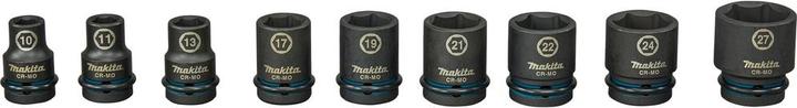 Image du produit Makita E-16617 Jeu de tournevis 9 pcs. 1/2"x 38-42mm (10, 11, 13, 17, 19, 21, 22, 24, 27mm) (1/2")