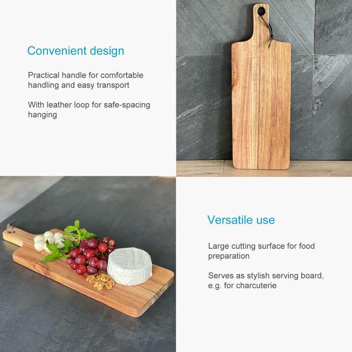 Actual product image Intirilife Wooden cutting board