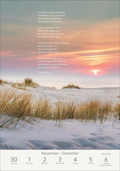 Produktbild Harenberg Literaturkalender Natur Wochen-Kulturkalender 2026 (Harter Einband, Deutsch)