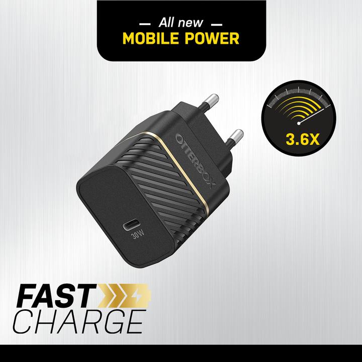 Image du produit OtterBox EU GaN Chargeur mural à chargement rapide (30 W)