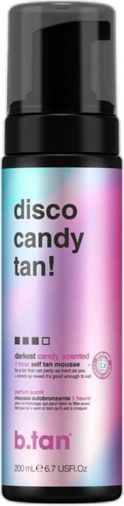 Actual product image B.Tan Disco Candy Tan Mousse 200 ml (Self tanning foam, 200 ml)