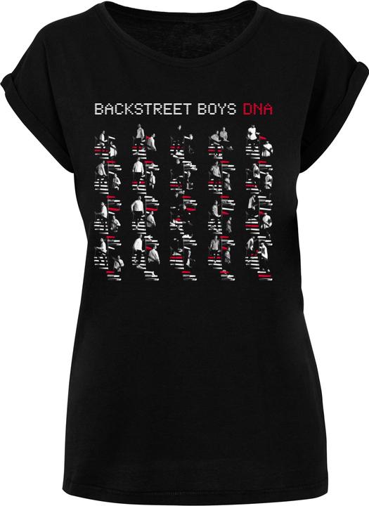 Merchcode Ladies Backstreet Boys - DNA Album Red Extended Shoulder Tee - 112181