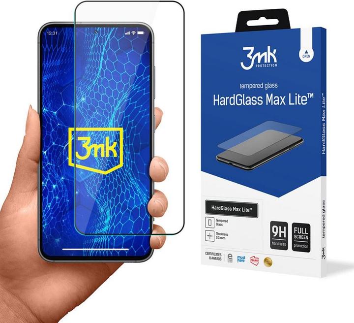 Produktbild 3MK 9H HardGlass Max Lite™ Glas für Samsung Galaxy S24 (1 Stück, Samsung Galaxy S24)