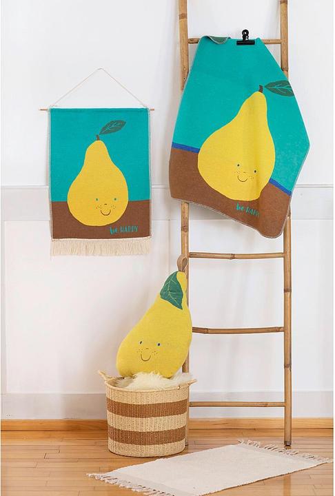 Actual product image David Fussenegger Fussenegger JUWEL baby blanket, pear (90 x 70 x 1 cm)