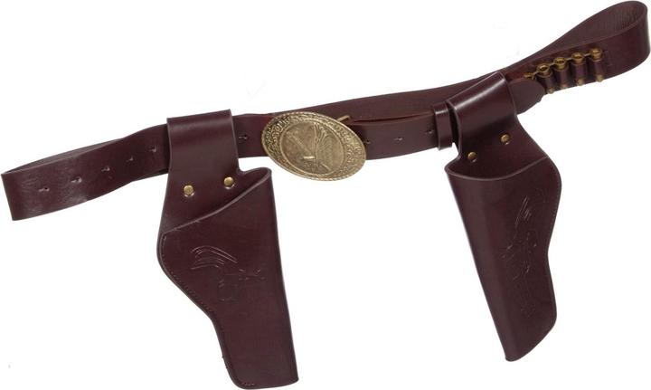 Produktbild Metamorph Doppelter Pistolenholster mit Gürtel braun