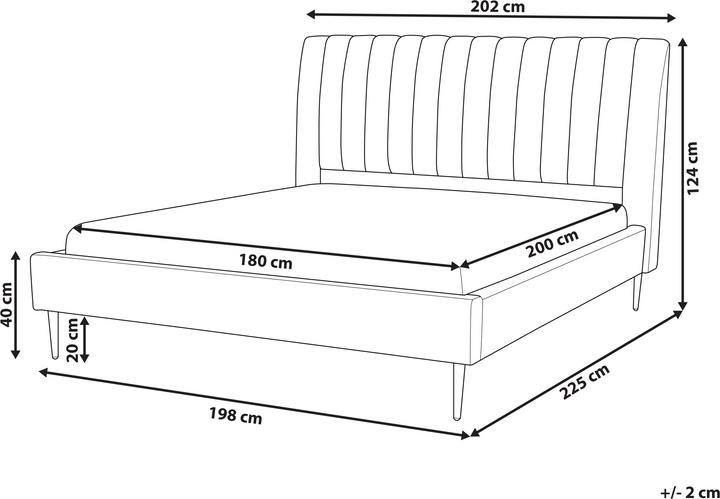 Actual product image Beliani Marville (180 x 200 cm)