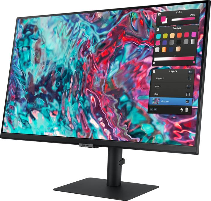 Actual product image Samsung S80TB LED IPS HDR10 Flicker free (3840 x 2160 Pixels, 27")