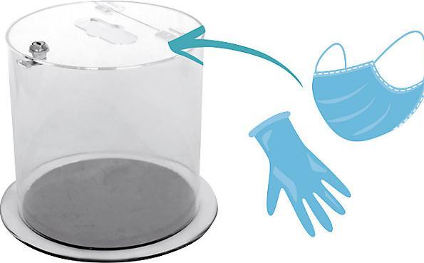 Actual product image kaiserkraft Battery recycling container (12 l)