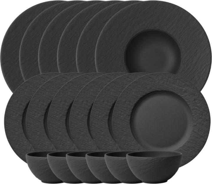 Villeroy & Boch Manufacture Rock Starterset 18tlg (18 Stück)