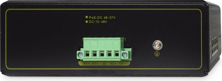 Produktbild Digitus Industrieller 4-Port Gigabit PoE+ Switch mit 2 x SFP Uplink (4 Ports)