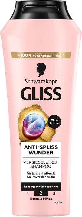 Gliss Shampoo Anti-Spliss Wunder 250 ml (250 ml, Flüssiges Shampoo)