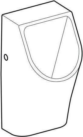 Produktbild Geberit Urinal Renova Plan wei wasserlos 235170000