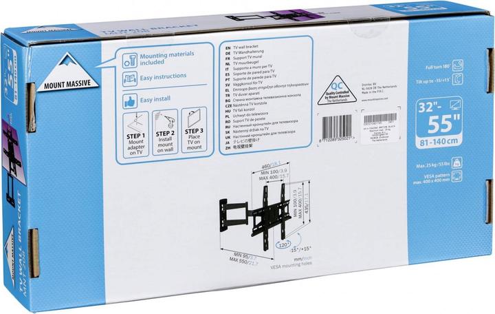 Actual product image Vogels MNT 208 TURN 180° (Wall, 55", 25 kg)