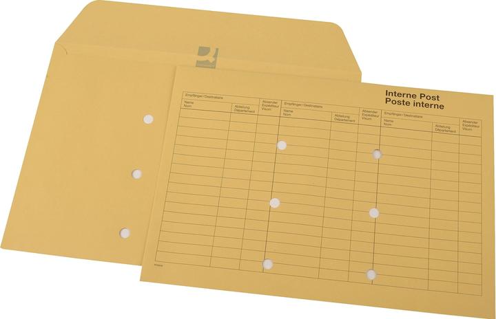 Image du produit Q-Connect Enveloppe Courrier interne (C4, 100 x)