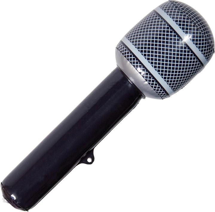 Produktbild Folat Mikrofon aufblasbar schwarz, 30 cm