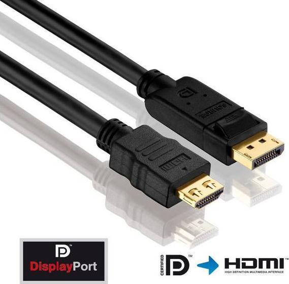 Actual product image Purelink DisplayPort — HDMI (Typ A) (5 m, DisplayPort, HDMI)