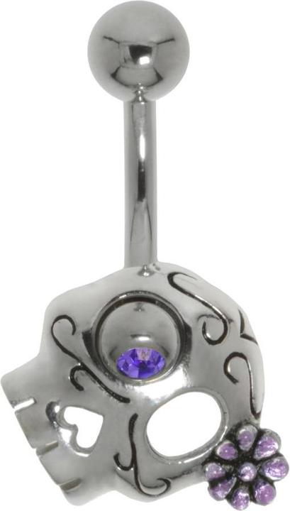 Bijouteria Bauchpiercing (Silber 925, Chirurgenstahl 316L, Kristall, Email)
