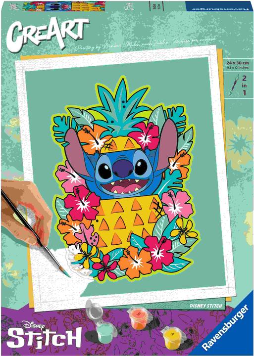 Actual product image Ravensburger CreArt - Painting by numbers 23933 - Disney Stitch - from 12 years