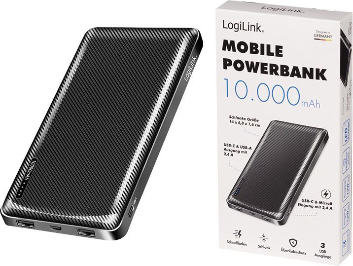 Produktbild LogiLink Prüfen (10000 mAh, 12 W, 12 Wh)