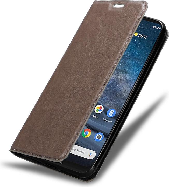 Actual product image Cadorabo Book Invisible Magnet Cover (Nokia 8.3)