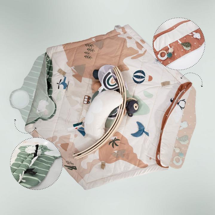 Actual product image BabyGo Bianca World play mat