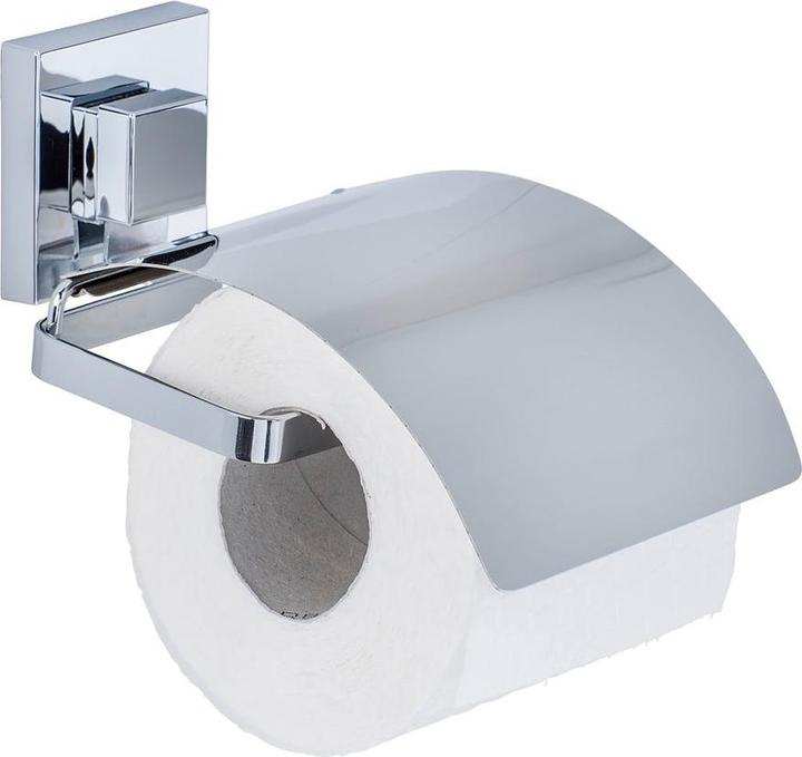 Produktbild Wenko WC-Garnitur Quadro silber Metall