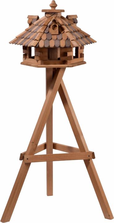 Image du produit Schweizer Maison d'oiseaux en rondins avec support