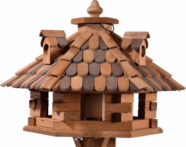 Image du produit Schweizer Maison d'oiseaux en rondins avec support