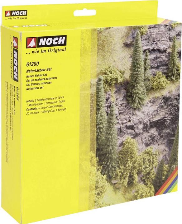 Produktbild Noch 61200 Modellbahn-Naturfarbe Beige, Ocker, Oliv, Erdfarben (earth), Grau, Schwarz 1 Set