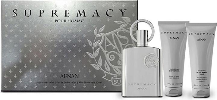 Produktbild Afnan Supremacy Silver - EDP 100 ml + sprchovÃ½ gel 100 ml + balzÃ¡m po holenÃ­ 100 ml (Eau de Parfum, 100 ml)