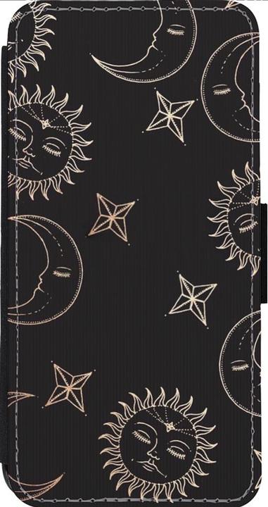 Actual product image PhoneLook Cover Wallet black Suns and Moons (Apple iPhone 13 Pro Max)