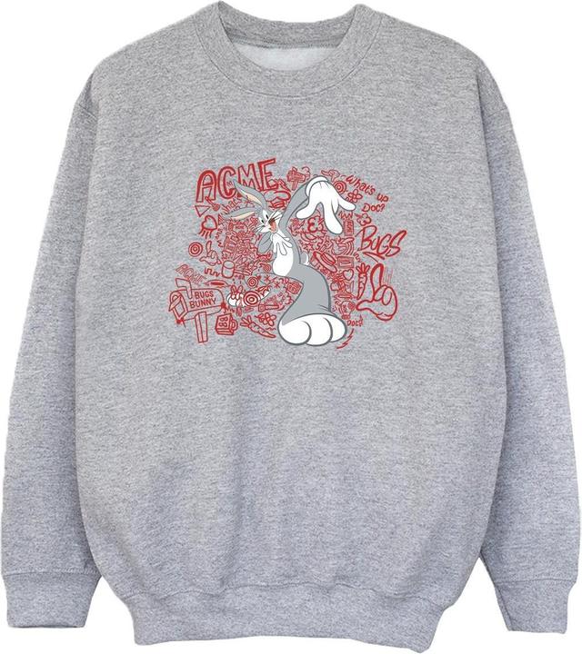 Looney Tunes ACME Doodles Bugs Bunny Sweatshirt Jungen