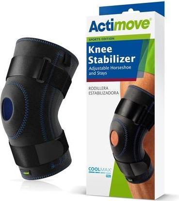 Actual product image Sunflex Actimove Sports Edition Knee Stabilizer Adjustable with Horseshoe and Stays
