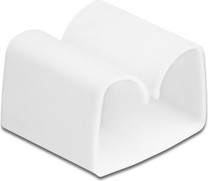 Produktbild Delock Kabelhalter Clip 2 Stück weiss