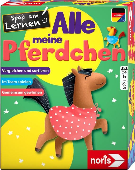 Produktbild Noris NOR71865 - Spass am Lernen: Alle meine Pferdchen, Lernspiel, 2-6 Spieler, ab 5 Jahren (DE-Ausgabe) (Deutsch)