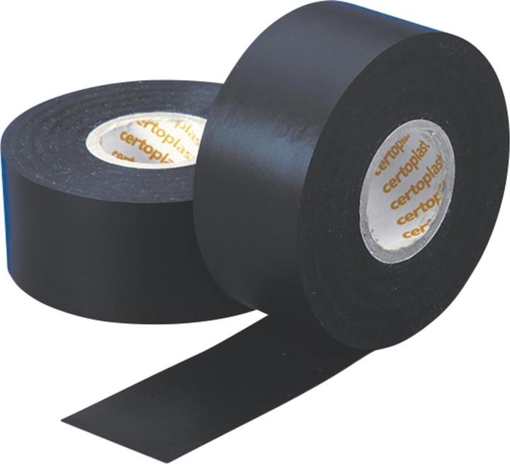 Produktbild Certoplast Elektroisolierband 602, schwarz, 50 mm x 20 m (50 mm)