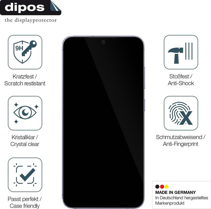 Actual product image Dipos Screen Protector Anti-Shock (2 Piece, Samsung Galaxy S24+)